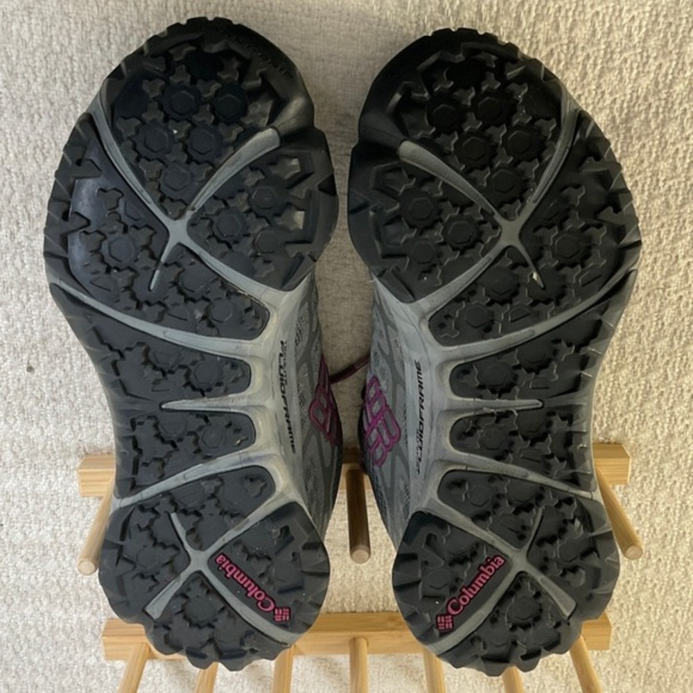Columbia Conspiracy III OutDry Waterproof Trail Shoes Grey Purple Womens 7.5 - Picture 3 of 12